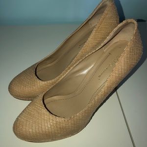 BCBGeneration tan pumps